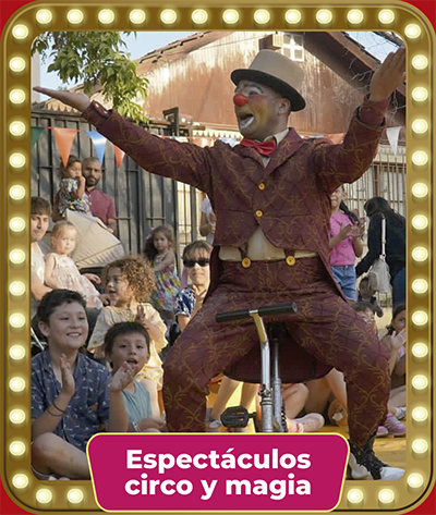 Shows de circo y magia para eventos en Santiago